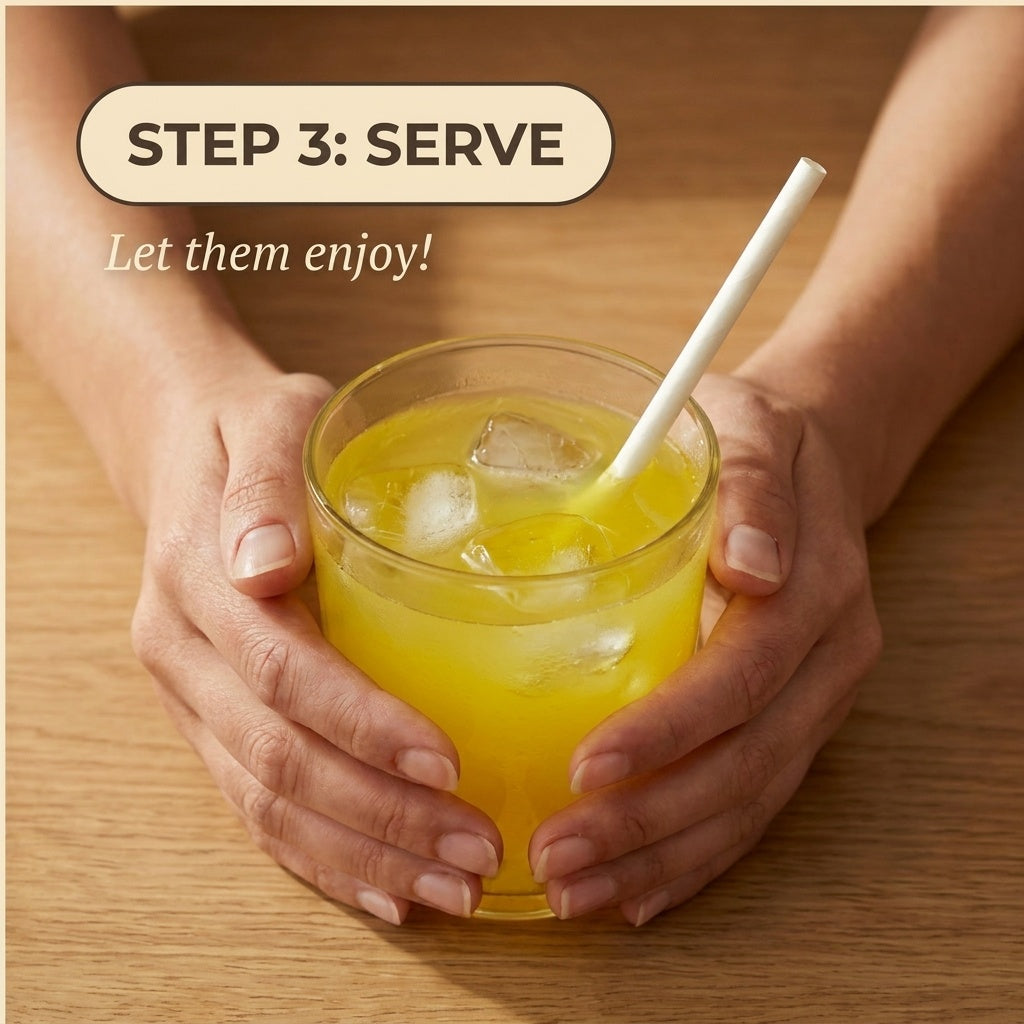 Step 3: Serve — let them enjoy